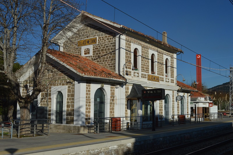 estacion collado mediano Compania ferroviaria caminos de hierro del norte de espana