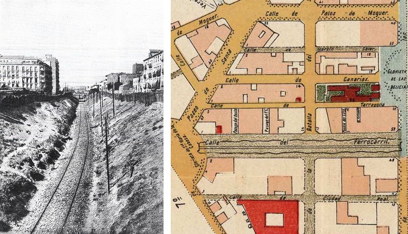 El pasillo verde ferroviario: cómo cambió un barrio de Madrid al soterrar las vías del tren